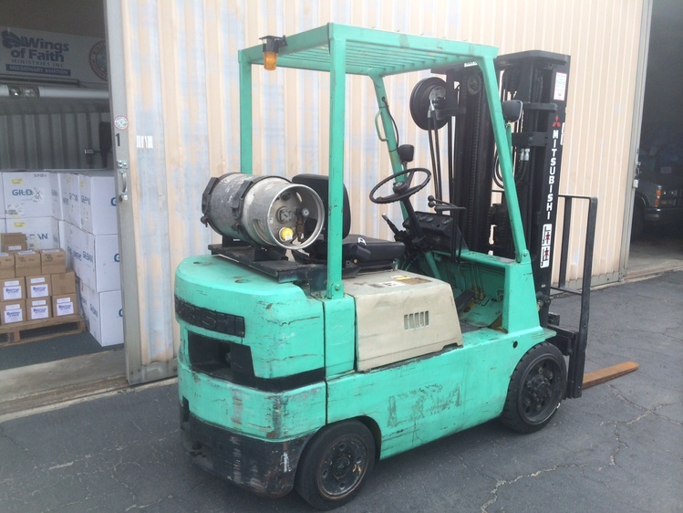 Forklift donated to Fly with Wings Ministries