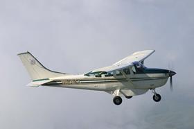 Flying Cessna Plane