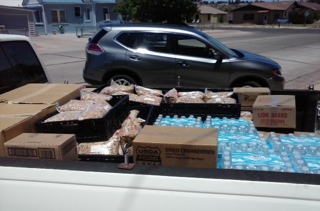Supplies sent to the Hope Center
