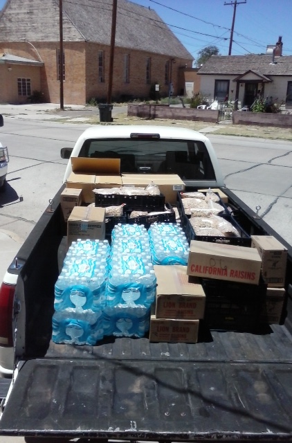 Supplies sent to the Hope Center