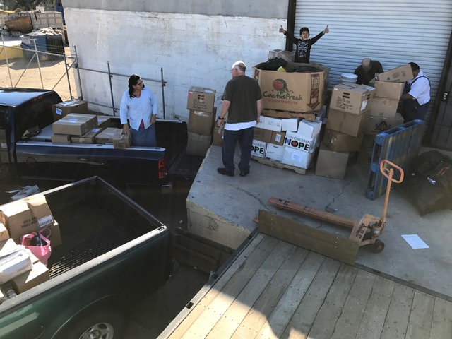 Load of supplies donated to Yuma