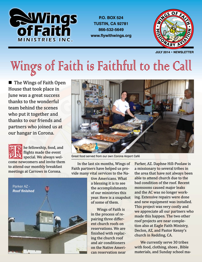 Newsletter July 2014 Page 1